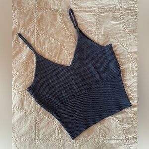 Skin Worldwide cropped blue top, size 2